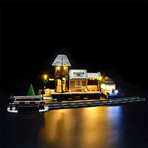 Hima LED Lighting Kit for Illuminates Lego Ereator Expert Winter Village Station - Lego 10259-Not Include The Lego Model- Custom Designed - Handmade - Durability Tested