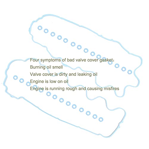 Valve Cover Gasket Set for 2004-2006 Ford F-250 F-350 Expedition Explorer Mustang Lincoln Navigator Mark LT 4.6L 5.4L Engine Replace 3L3Z-6584-EA 3L3Z-6584-DB VS50664R - Thumbnail 4