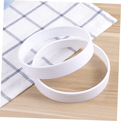Besportble 2Pcs Green Accessories Golf Accesories Putting Green Hole Rings Hole Cup Ring Putters An Fittings Putting Cup Rings Plastic Ring Training Aid Accessories Grommet White Golf Putter #TOP4