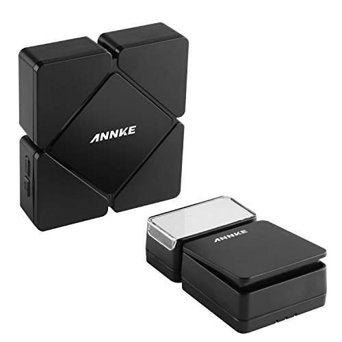 Annke Stylish Battery-Free Wireless Doorbell Waterproof Door Bell Kit, 100m Operating, 3 Level