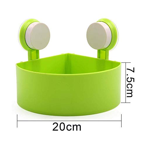 Rangement douche d'angle sans perçage avec ventouse murale puissante