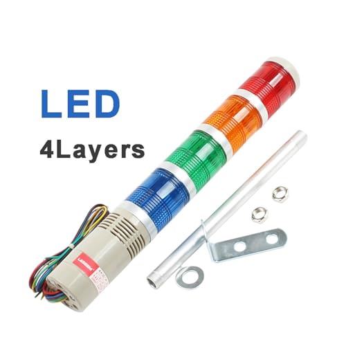 Torre de luces de señalización LTA-505 con módulo flash multicolor ajustable 5
