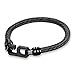Produktbild FOXI YOUTH Hochglanzpolierte Herren Easy Hook Mesh Kabel Edelstahl Armband Armreif für Damen