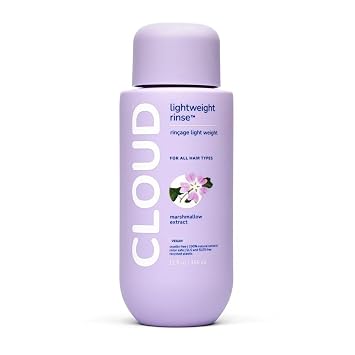 Cloud Lightweight Rinse Conditioner Weightless Detangling Conditioner for Fine & Thin Hair Hydrating Volume & Shine Color Safe Lightweight Hair Rinse 12 oz