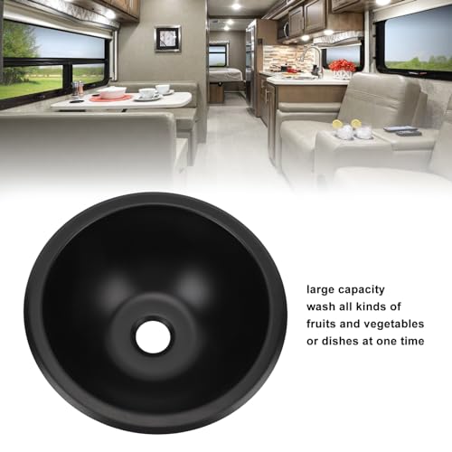 RV Sink, 9in X 4in Stainless Steel Single Bowl Kitchen Sink with 40mm Drain Hole, Undermount Bar Sink - Image 4