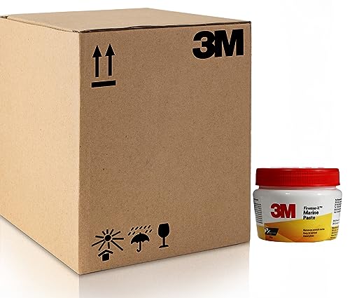 Image of 3M Finesse-It Marine Paste Compound, Remove Minor Scratch Marks, Adds more Gloss (100g Each, White, Pack of 24)