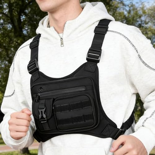 Chaleco multifución para correr cómodo en tus aventuras al aire libre con correas ajustables 3