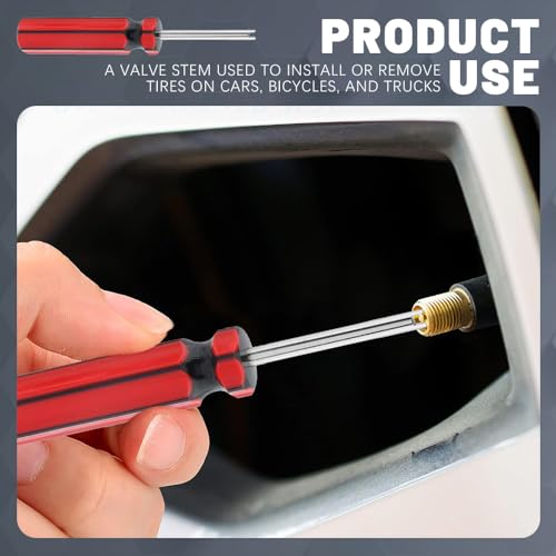 Image of 20PCS Car Valve Core Removal Tool, 6523339 Vehicle Screwdriver Valve Stem Core Remover, Universal Car Accessories Tire Repair Install Tool for SUV, Truck, Motorcycle