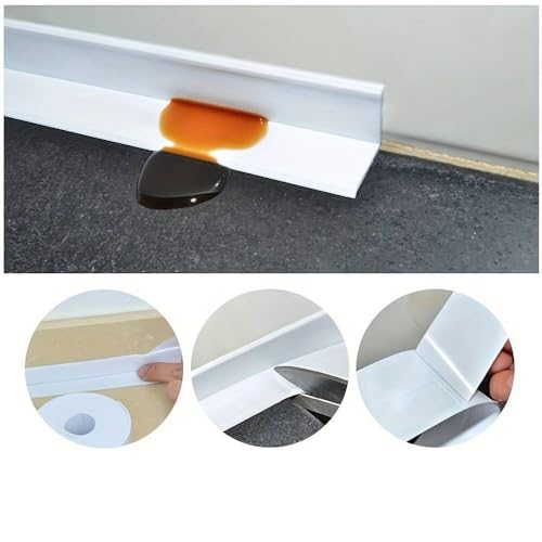 Image of YIZHI Love Caulk Tape Waterproof Self Adhesive, Toilet Caulk Tape Bathtub Sealant Strip, Peel and Stick Caulking Tape Floor Tile Corner Trim Shower Caulk, Bathroom Accessories (1.5 inch x 10.5Ft)