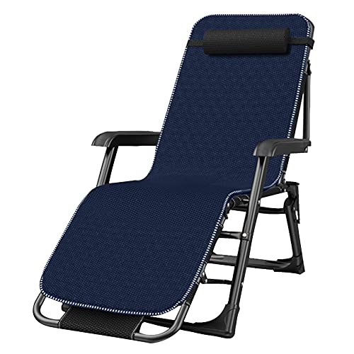 Chaise longue zéro gravité rembourrée et pliante pour patio et jardin