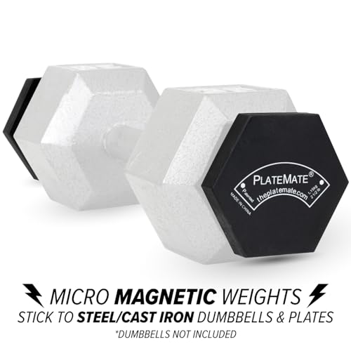 Image of PlateMate Microload Pair Magnetic Weights - Choose Between 1.25 lbs or 2.5 lbs Hex