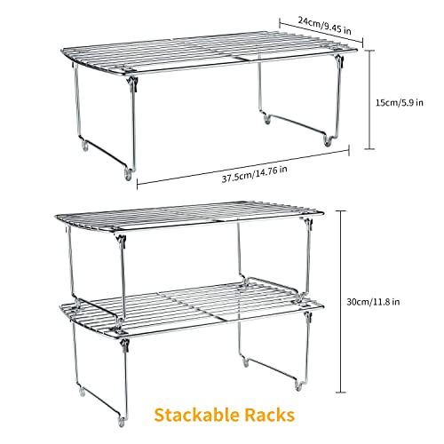 TJ.MOREE - Scaffale impilabile per armadio da