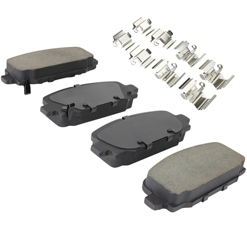 Image of QUALITY-BUILT Rear Ceramic Brake Pads, Premium 1001-2081C, Compatible with 2021-2024 Jeep Compass