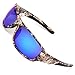 MOTELAN Polarized Camouflage Sunglasses for Men's Fishing Hunting Boating Sun Glasses Blue