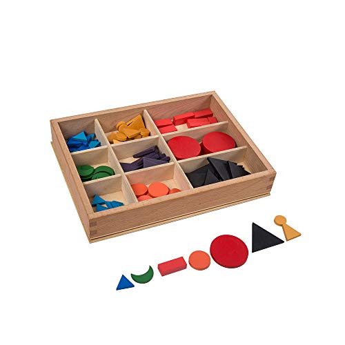 Montessori Language Basic Wooden Grammar Symbols with Box