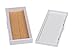Heathrow Scientific HS15996C 50-Place Corked Lined Slide Boxes with Thumb Latch, 209 x 86 x 35 mm, ABS, Cork, White