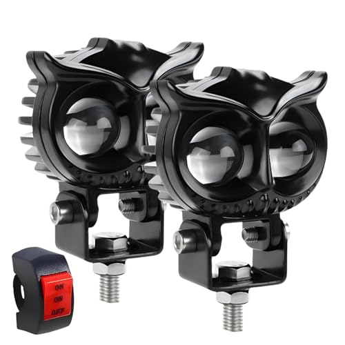 Carzex Mini Drive Owl LED Flasher Projector Fog Light - Pack of 2 - Image 2