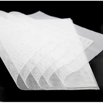 Gucuji Silikon-Dehydrator-Blätter, hochwertig, antihaftbeschichtet, Mesh, zum Trocknen von Obst, 5 Stück