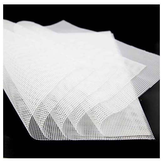 GUCUJI Pack of 5 Premium Non Stick Silicone Dehydrator Sheets for Fruit Dryer Mesh