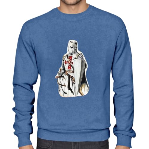 Sudadera hombre ligero con motivo grafico y un corte suelto de manga larga informal