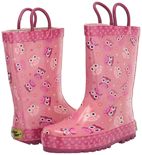 Image of Western Chief Kids Ladybug Rain Boot(Toddler /Little Kid /Big Kid) | Built for outdoor play, pull-on loops for self-dressing, comfort EVA insole, rubber traction outsole, toddler to big kid size