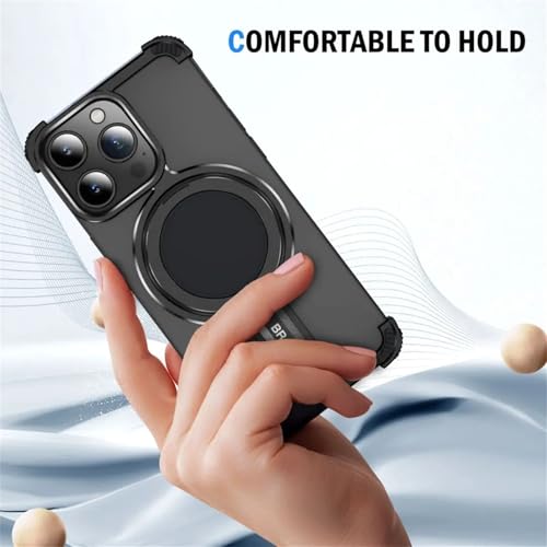 Coque magnétique iPhone 14 Pro avec béquille rotative 360° - 6
