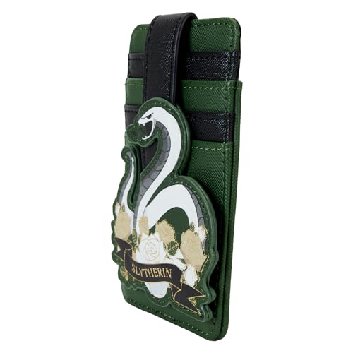 Image of Loungefly WB Harry Potter Slytherin House Tattoo Card Holder