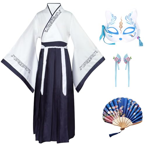 CRFASIBE Hanfu Robe Chinois Enfants, Deguisement Chinoise Fille Costume, Enfants Costumes Cosplay...