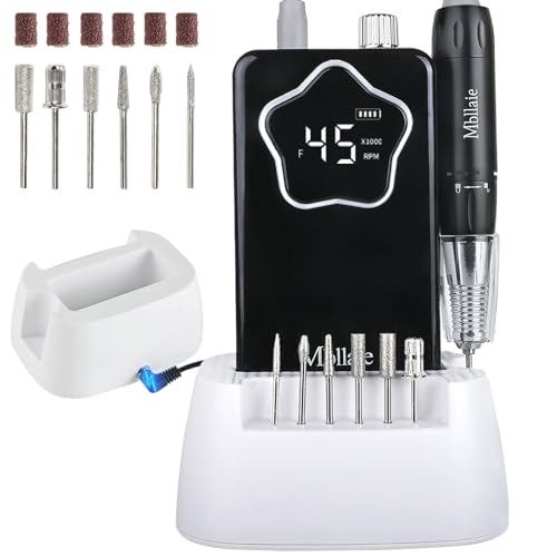 Professional 45000 RPM Nail Drill Rechargeable Kit