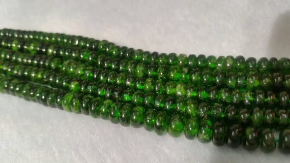 Perles en Chrome Diopside 6mm pour assembler vos bracelets bohèmes chic