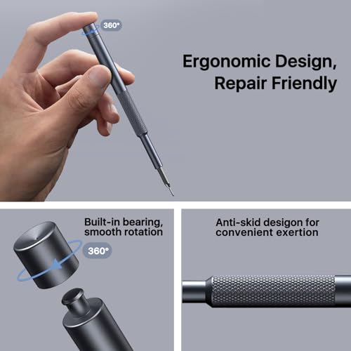 Image of Stocking Stuffers for Men Adults Him, AXTH 37in1 Small Precision Screwdriver Set, Christmas Gifts, Professional Magnetic Mini Repair Tool Kit for Computer, Watch, Laptop, Tiny Electronic