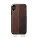 NOMAD Rugged Case for iPhone Xs | Rustic Brown Horween Leather