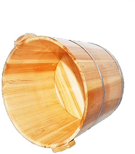 Bañera de pies de madera para spa y masaje miniatura 4