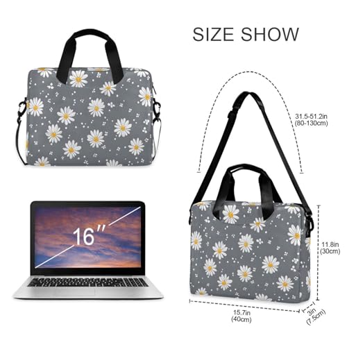 Funda para laptop ALAZA con patrón gris, 13-15.6 pulgadas miniatura 5