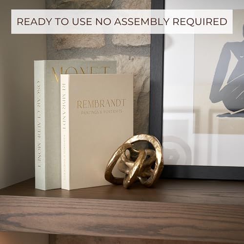 Zicoto ZIC-DECORB-SB_24-019B Beautiful Decorative Books - Set Of 2 Linen Boxes Enhance Your Coffee Table thumb #3