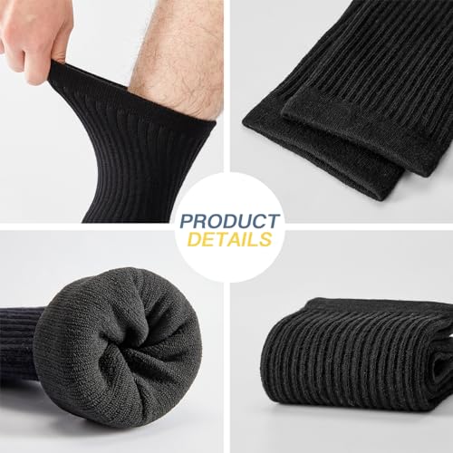 J-BOX Crew Socks for Women Casual Cotton Socks Soft Breathable Dress Socks 10 Pairs4