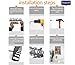 Miayork Runner Medal Hanger Display - She Believed she Could SO SHE DID Sturdy Marathon Medal Display Easy to Install-for Sports Gymnastic,Soccer,Runner,Wrest,Football,Basketball