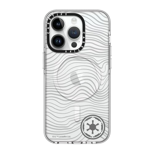 Coque iPhone 14 Pro CASETiFY transparente compatible MagSafe Beskar