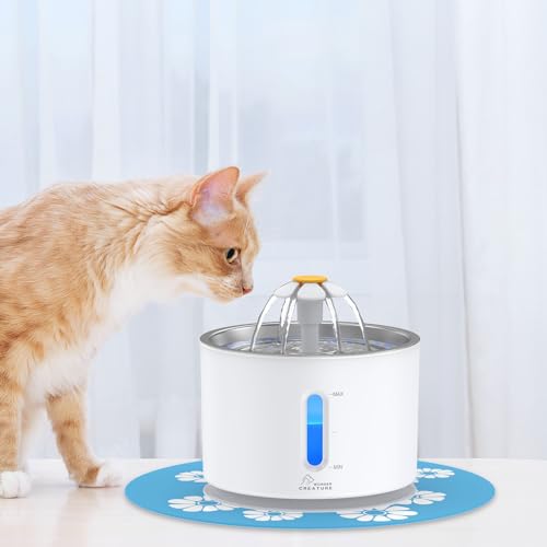 Wonder Creature 81oz Stainless-Steel Cat & Dog Water Fountain — view 7