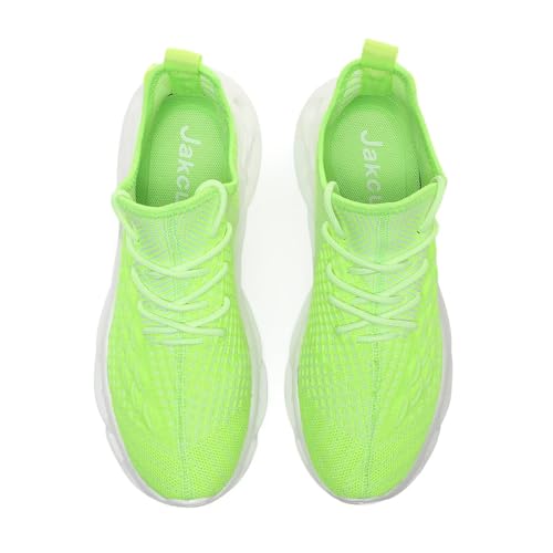 Image of Jakcuz Plus Size Men's Lightweight Walking Shoes Mesh Fish Scale Pattern Fashion Sneakers