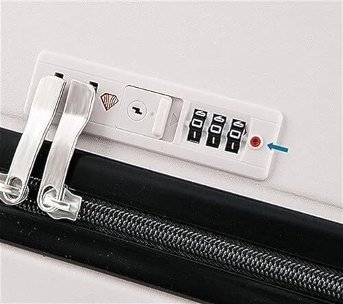 ANIIC Luggage Suitcases With Wheels Lightweight Suitcase Security Combination Lock Suitcase Luggage Suitcase Checked Luggage Suitcase Spinner Luggages (Color : Black, Size : 20 in)2
