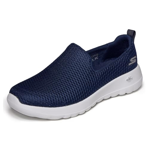 Skechers Women's Go Walk Joy Sneaker, Navy/White, 9.5
