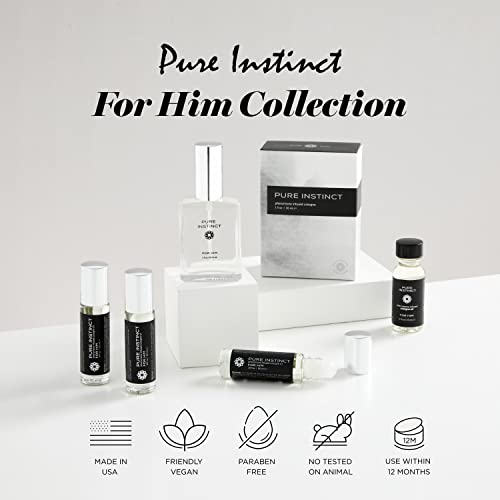 Pure Instinct Pheromone Infused Cologne Oil for Him, 0.5 fl.oz (15 mL)