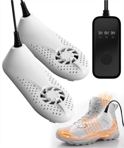 Portable Boot Dryer for Work Boots - Fast Drying Shoe Dryer (White, 2 Pack) - image 1