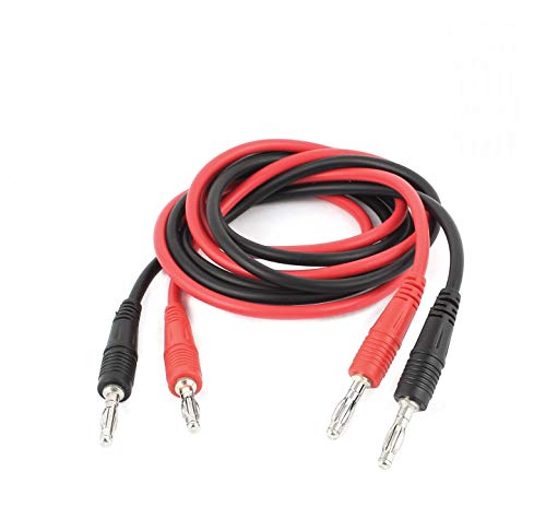 Image of COMET Diwakar Banana Cables for DC Moving Coil Meter, Battery Eliminator, Charger Ohms Law Apparatus-Black,Red