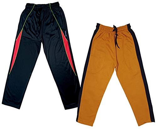 Image of indi weaves Girls and Boys-Unisex Fleece and Polyester Track Pants for Winters Pack of 2