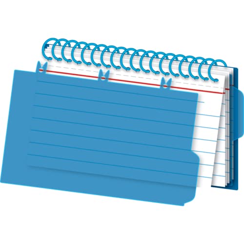 Fiches reliées Office Depot OD73138 en polypropylène 7,6x12.7 cm lot de 50