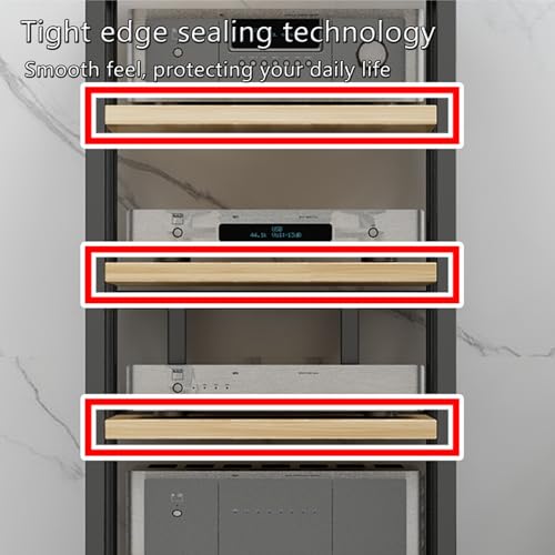 Mueble para rack con estantes ajustables para equipos de audio HiFi 6