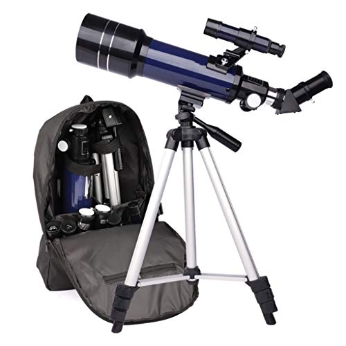 Telescopio refractor YXCKG 70mm 400mm con trípode altazimutal miniatura 1