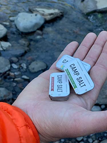 Miniatura 5 de CAMP SALT - Adventure 3-pack, Sal de Mar de Sonoran, Sal de Chile Verde de Sombra, Sal de Chile Rojo Sombra, tres latas de 0.3 oz